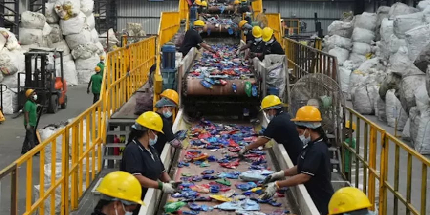 We put one billion recycled plastic bottles on the shelves Mani Vajipey