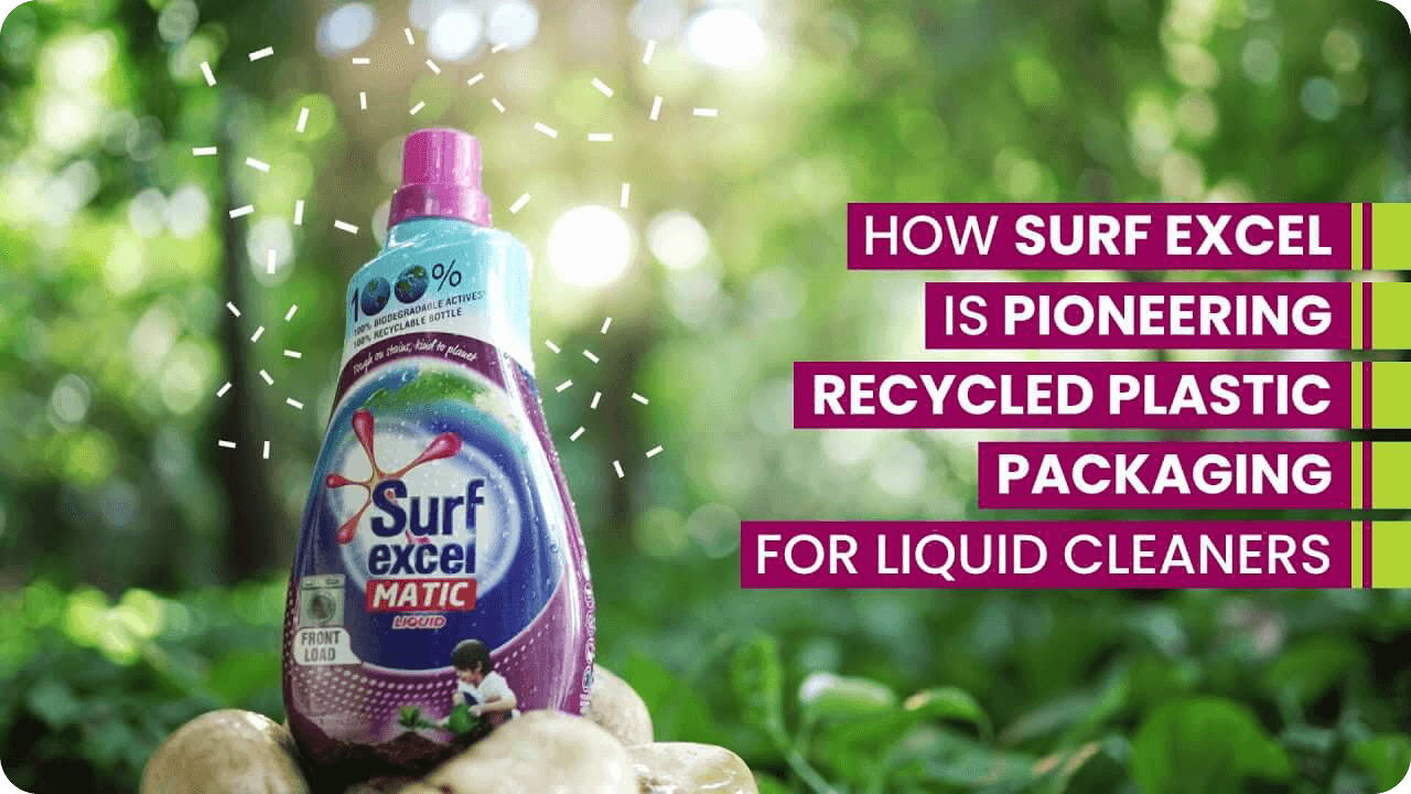 Surf Excel Recycled Packaging